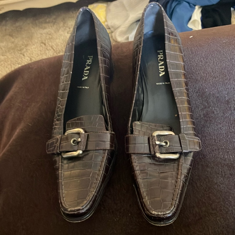 Prada Women's Brown Loafers